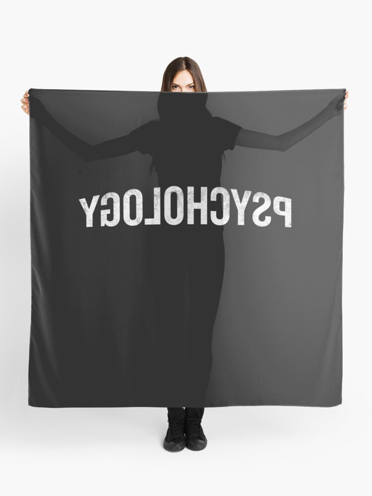 Foulard Psychologie Inverse Psychologue Drole Citation Pun Joke Par Japaneseinkart Redbubble