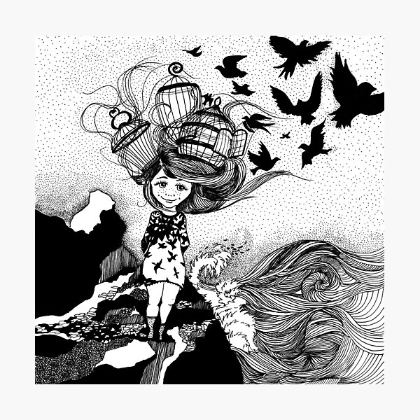 let go Photographic Print