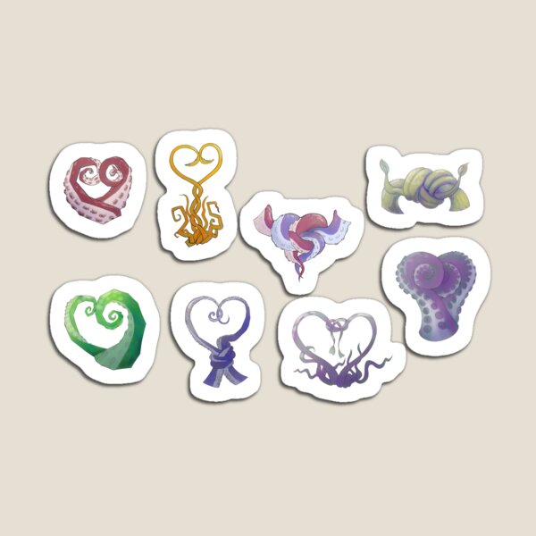 Tentahearts Magnet