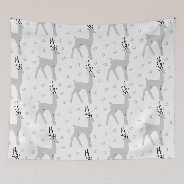 Item preview, Hand-drawn Digital Art Magical Deer designed and sold by DigiPicStock.