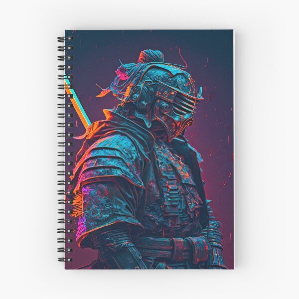 Item preview, neon samurai designed and sold by AI-Ericson.