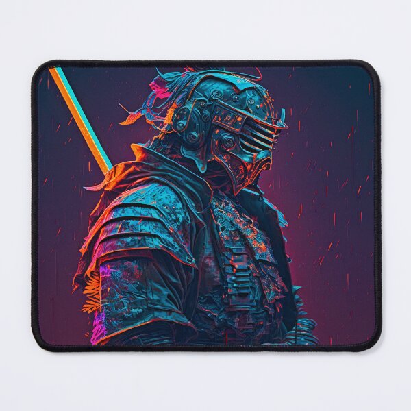 Item preview, neon samurai designed and sold by AI-Ericson.