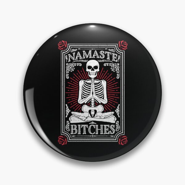 Item preview, Namaste Bitches Skeleton Yoga Tarot Card designed and sold by petestyles.