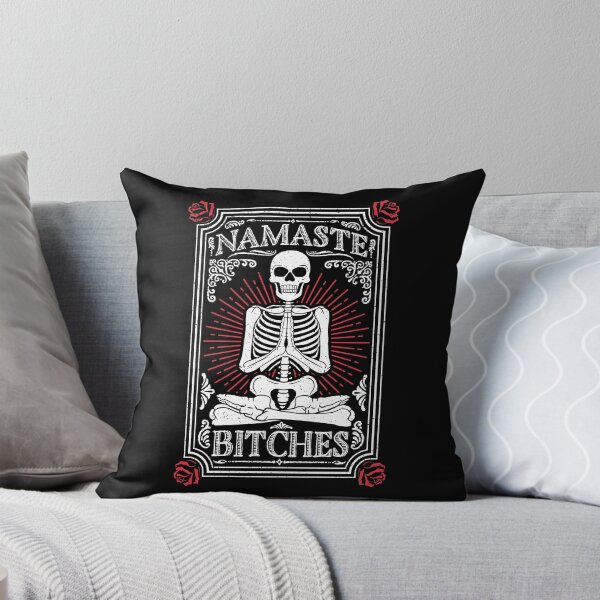 Item preview, Namaste Bitches Skeleton Yoga Tarot Card designed and sold by petestyles.