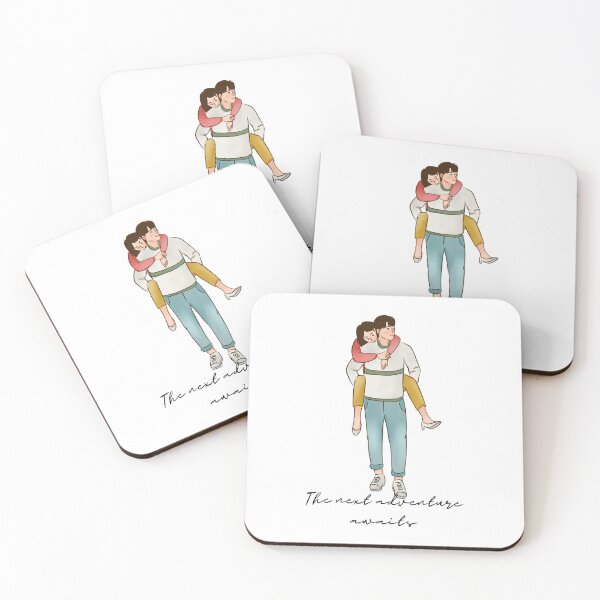 Item preview, The next adventure awaits - Couple Adventure, Soon To Be Weds, Leveled Up To Fiance, Couple, Valentine's Day designed and sold by craftymilenials.