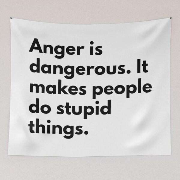 Item preview, Anger is dangerous. It makes people do stupid things. designed and sold by Dj Gavric998.