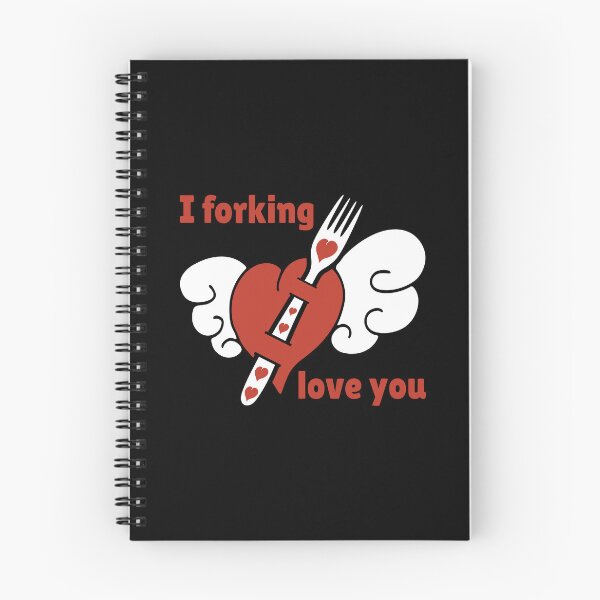 Item preview, I Forking Love You Funny Valentines Day Tattoo Couples designed and sold by TKsTees.