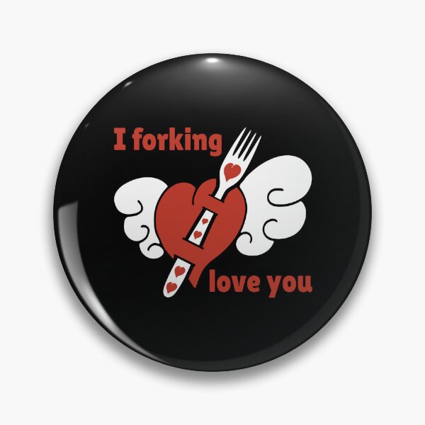 Item preview, I Forking Love You Funny Valentines Day Tattoo Couples designed and sold by TKsTees.