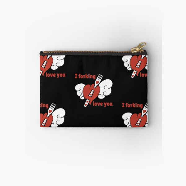 Item preview, I Forking Love You Funny Valentines Day Tattoo Couples designed and sold by TKsTees.