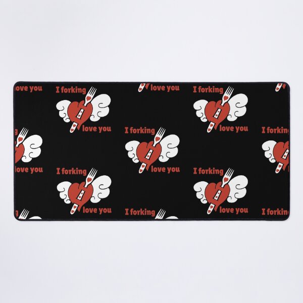 Item preview, I Forking Love You Funny Valentines Day Tattoo Couples designed and sold by TKsTees.