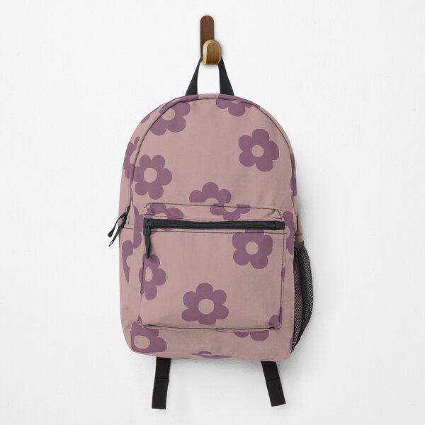 Item preview, Chunky Retro Flowers - Deep Mauve designed and sold by Charredsky.