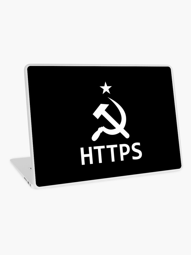 Thumbnail 1 of 2, Laptop Skin, Secure Internet - White designed and sold by 3FreaksWith.