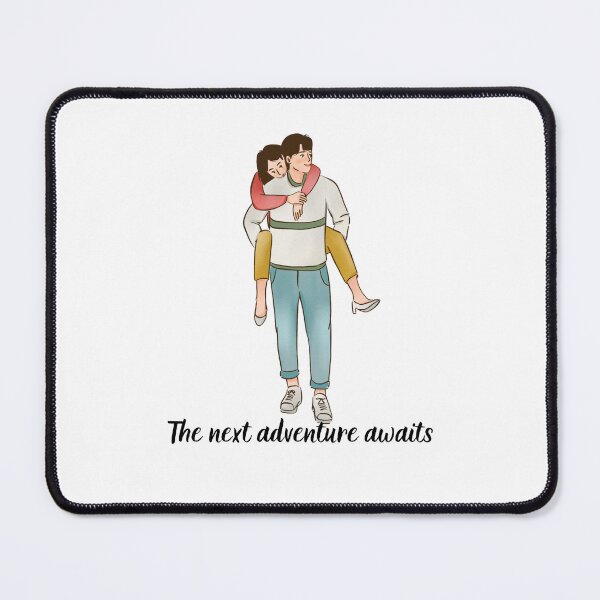 Item preview, The next adventure awaits - Couple Adventures, Soon To Be Weds, Leveled Up To Fiance, Couple, Valentine's Day designed and sold by craftymilenials.