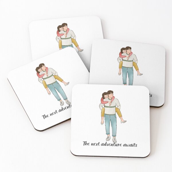 Item preview, The next adventure awaits - Couple Adventures, Soon To Be Weds, Leveled Up To Fiance, Couple, Valentine's Day designed and sold by craftymilenials.