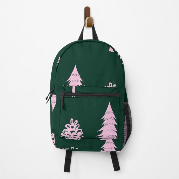 Item preview, Pine Trees, Pinecones, Pink and Green, Large Pattern designed and sold by SpruceGooseCo.