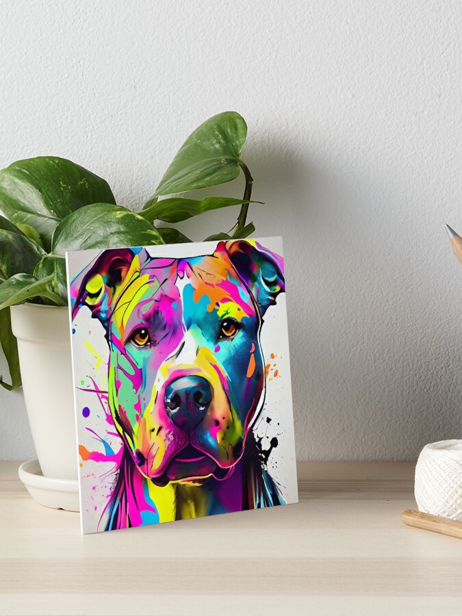 Pitbull Dog Pop Art Personalized Jigsaw Puzzle