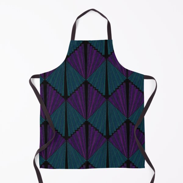 Item preview, Amethyst and Emerald Art Deco Fans designed and sold by dKarthdesign.