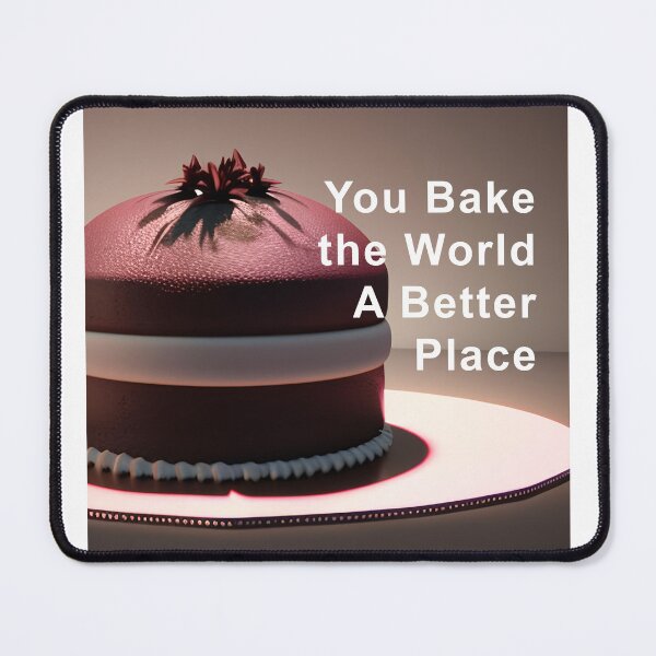 Item preview, You Bake The World a Better Place designed and sold by CreepyDesigns.