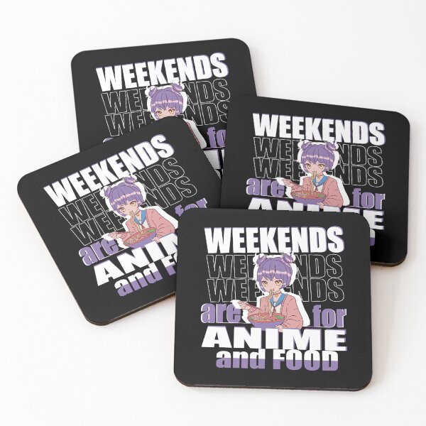 Item preview, Weekends are for Anime and Food Introvert girl designed and sold by Merchandiser099.