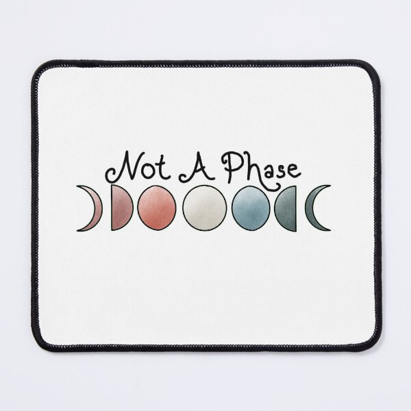 Item preview, AroAce Not A Phase Moon Phase Watercolor designed and sold by JanateeCraftily.