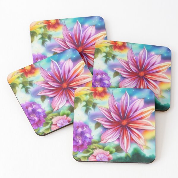 Item preview, Soft Floral Starry Sky Watercolor No 2 designed and sold by BassHeadMomma.
