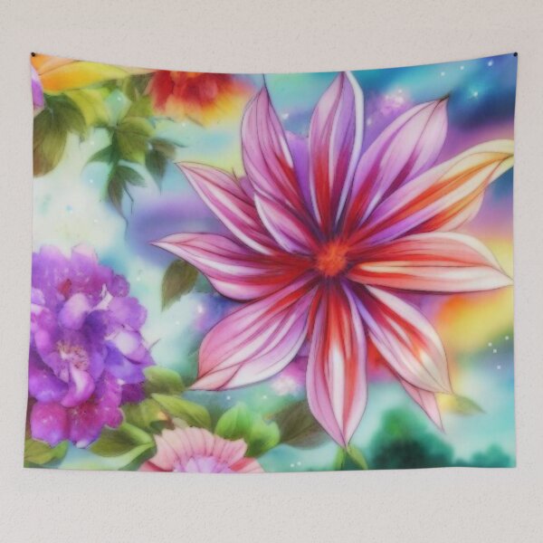 Item preview, Soft Floral Starry Sky Watercolor No 2 designed and sold by BassHeadMomma.
