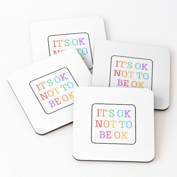 Item preview, It's OK not to be OK - colorful text kids designed and sold by Inspirationmotivation.