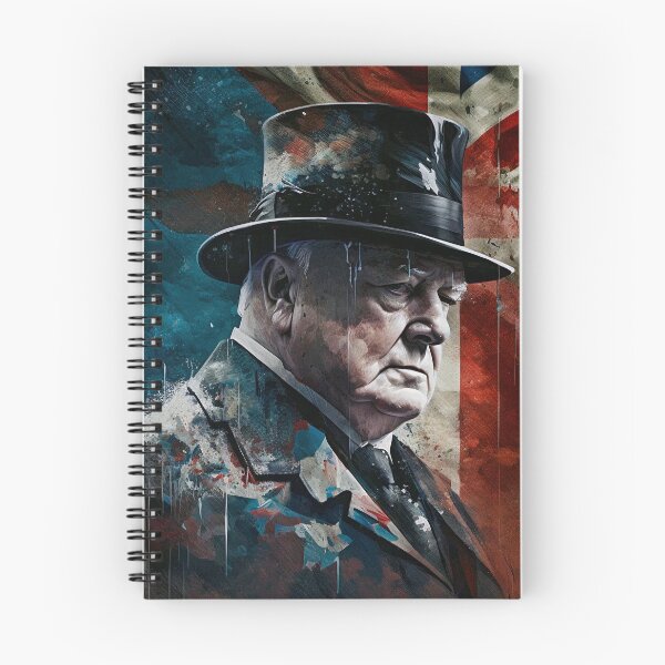 Aperçu de l'œuvre Portrait de Winston Churchill créée et vendue par AI-Ericson.