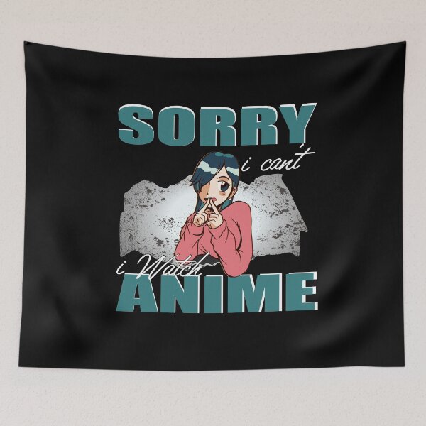 Item preview, Sorry i can't i watch Anime Introvert Girl Japan designed and sold by Merchandiser099.