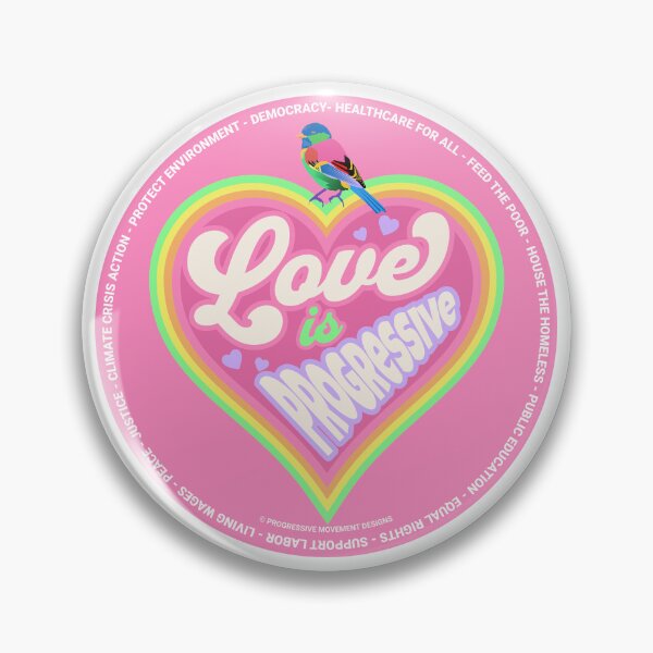 Item preview, PMD00364 Progressive Movement Designs Love for any day or Valentines Valentine for progressives  designed and sold by ProgressiveLeft.