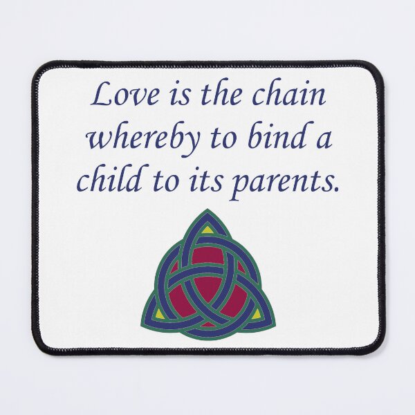 Item preview, Love Is The Chain - Family Quote  designed and sold by CrankyOldDude.