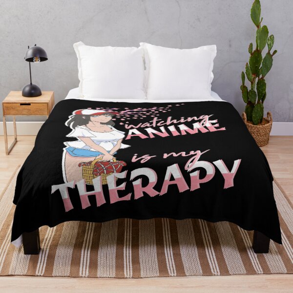 Item preview, Watching Anime is my Therapy Introvert Anime girl designed and sold by Merchandiser099.