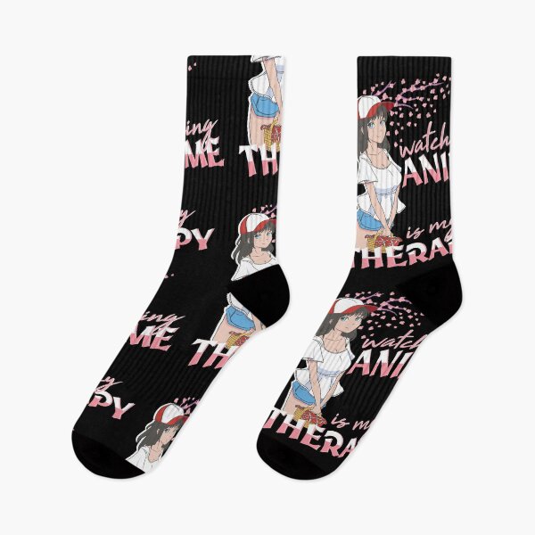Item preview, Watching Anime is my Therapy Introvert Anime girl designed and sold by Merchandiser099.