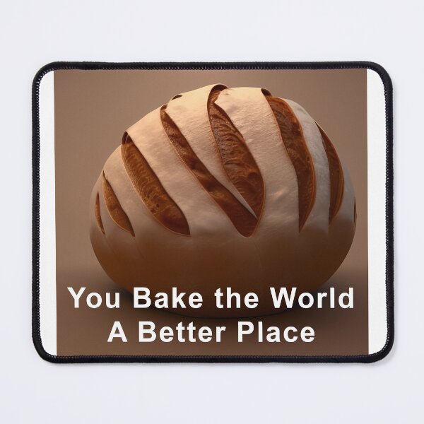 Item preview, You Bake The World a Better Place designed and sold by CreepyDesigns.