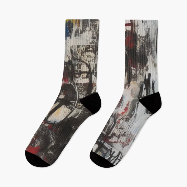 Item preview, Inscribed Love: A Bold Fusion of Graffiti, Neo-Expressionism & Action Painting designed and sold by ArtazaBazaar.