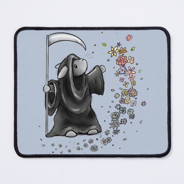 Item preview, ‘Don’t be afraid’ rabbit grim reaper  designed and sold by Willow Grove Designs.