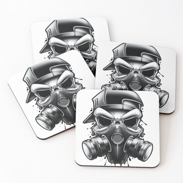 Item preview, gas mask skull hat designed and sold by Yassinedinno.