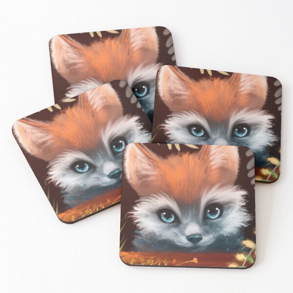Item preview, Snow Fox on a sandy bank| Fox Illustration | Fox Watercolor Drawing designed and sold by phillipbooth.
