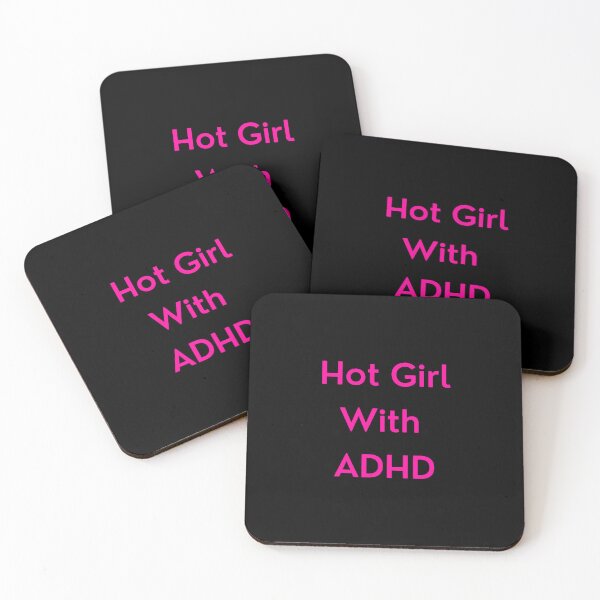 Item preview, Hot Girl with ADHD (pink version) designed and sold by erinrianna1.