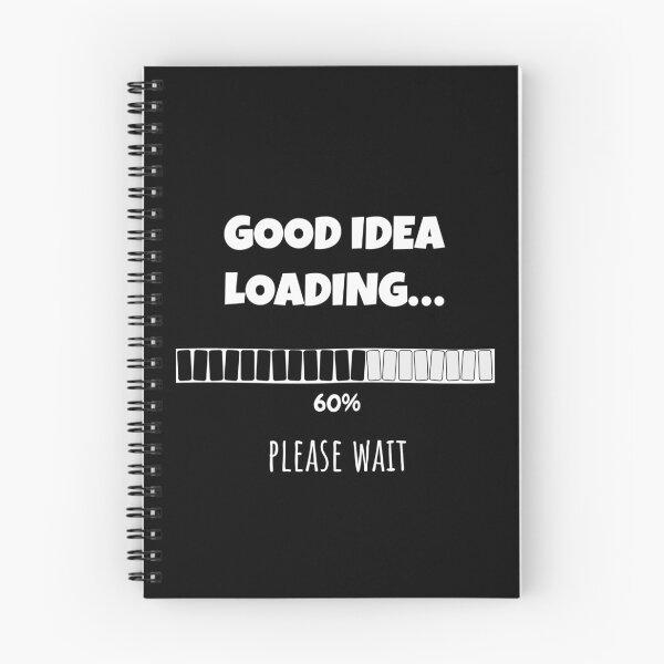 Item preview, Good Idea Loading... Please wait | Funny and witty loading bar text design designed and sold by ArtworkbyEmmy.