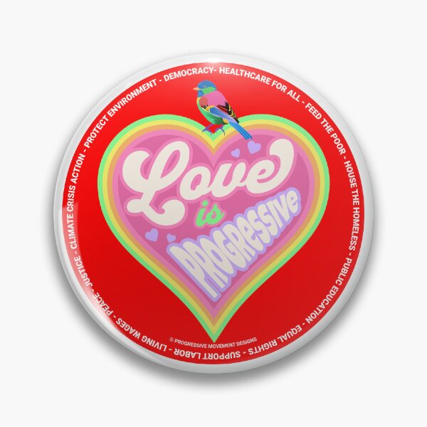 Item preview, PMD00365 Progressive Movement Designs Love for any day or Valentines Valentine for progressives  designed and sold by ProgressiveLeft.