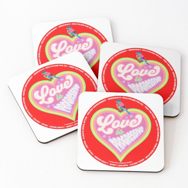 Item preview, PMD00365 Progressive Movement Designs Love for any day or Valentines Valentine for progressives  designed and sold by ProgressiveLeft.