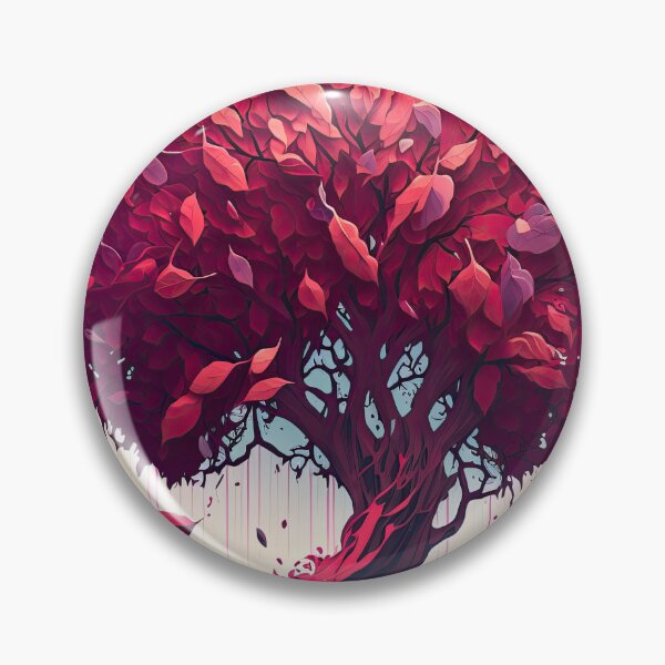 Item preview, A vermilion petal leaf tree designed and sold by Cydermann.