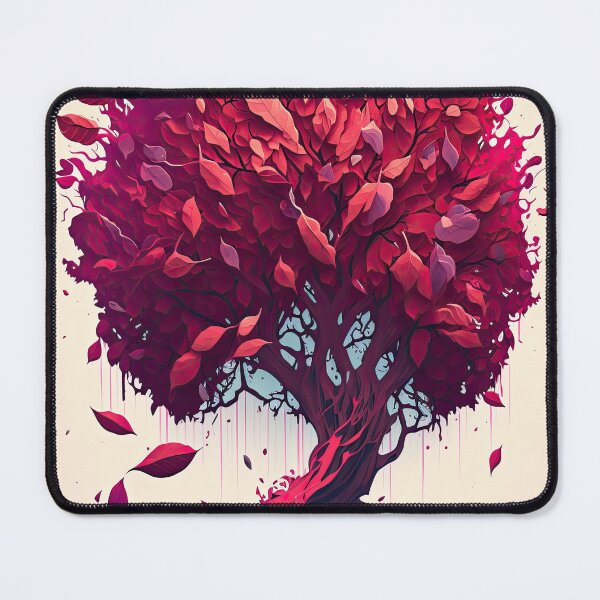 Item preview, A vermilion petal leaf tree designed and sold by Cydermann.