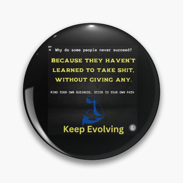 Item preview, Day 36 of the year: Mind your own business, stick to your own path designed and sold by BuddyBoots.