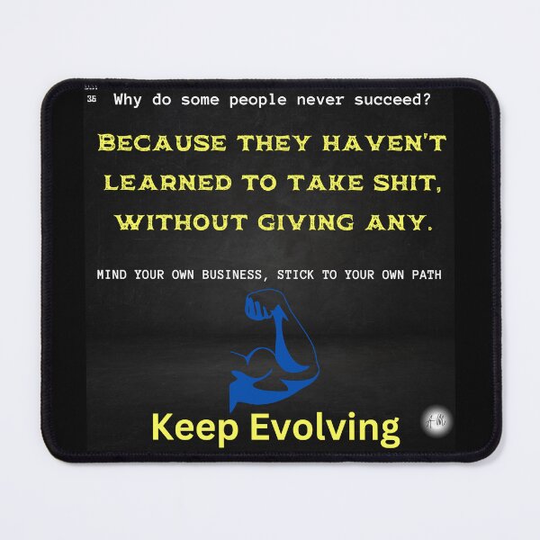 Item preview, Day 36 of the year: Mind your own business, stick to your own path designed and sold by BuddyBoots.