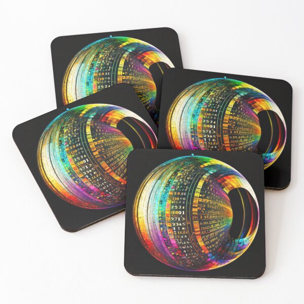 Item preview, Circumference 0001, "Circumference" captures the essence of a mesmerizing, glitch-filled world in a circular form designed and sold by randycolby.