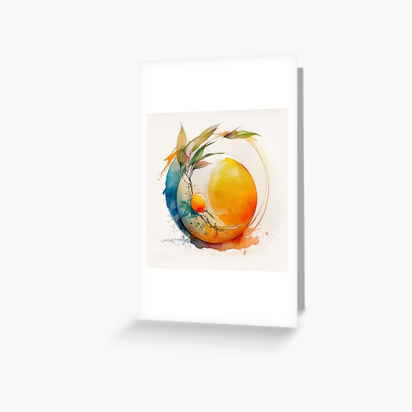 Item preview, Meditation Mindfulness Feng Shui Watercolor Wall Art designed and sold by RetComly.
