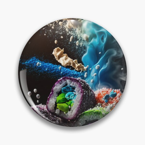 Item preview, Vibrant Sushi Rolls with Powder Garnish designed and sold by ShoPellY.
