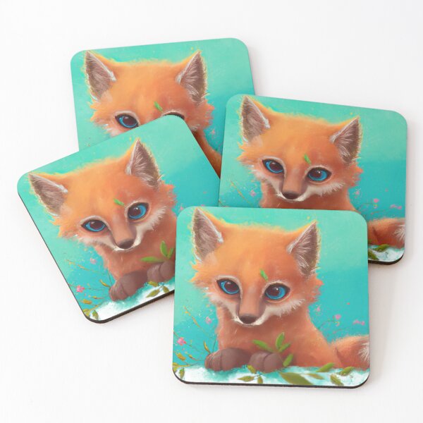 Item preview, Fox Cub Curios | Fox Illustration | Fox Watercolor Drawing designed and sold by phillipbooth.